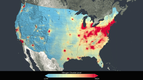 US Air Quality Improvements, 2005-2011